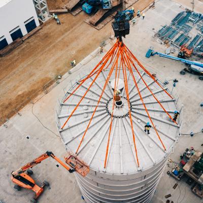 LIGNOFLAG project building of the biorefinery