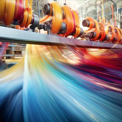 industrial textile weaving process