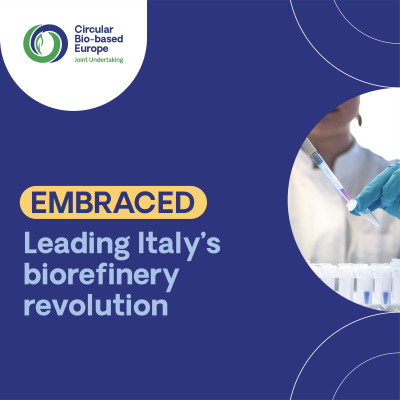 CBE JU-funded EMBRACED project  achievement story visual