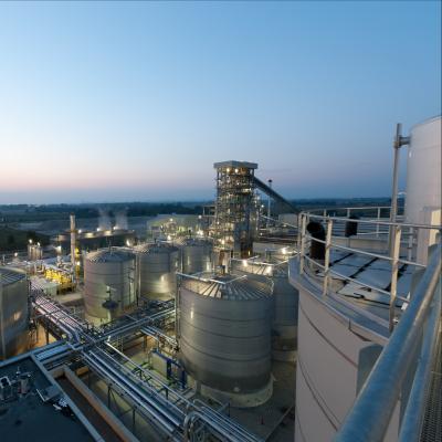 RUNFASTER4EU biorefinery in Crescentino, Italy.