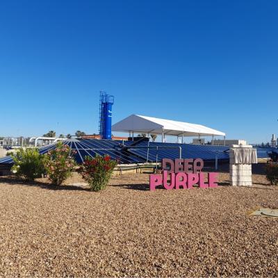 Deep Purple Badajoz plant inauguration