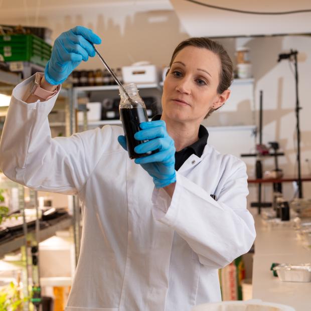 SUSFERT lab worker