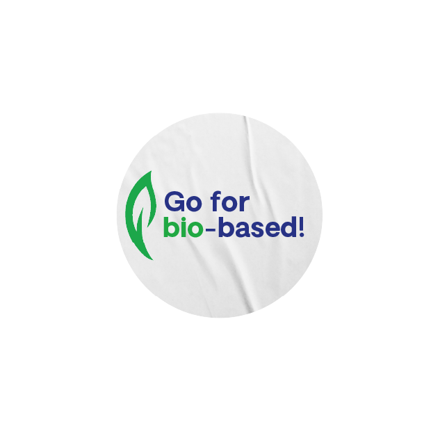 Go for bio-based slogan