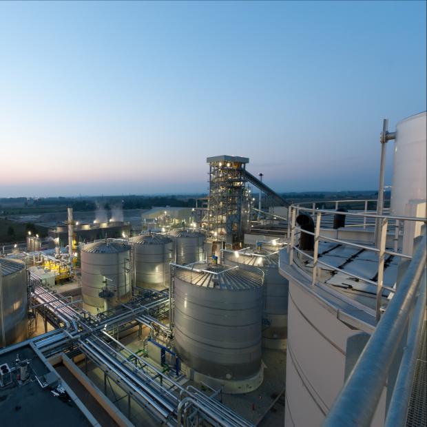 RUNFASTER4EU biorefinery in Crescentino, Italy.