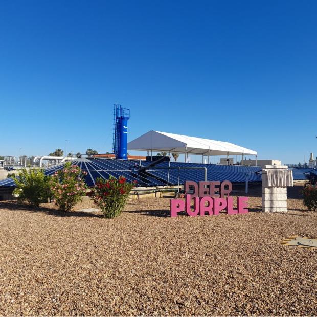 Deep Purple Badajoz plant inauguration