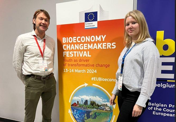 Rob Beekers and Elisa Bioeconomy festival.