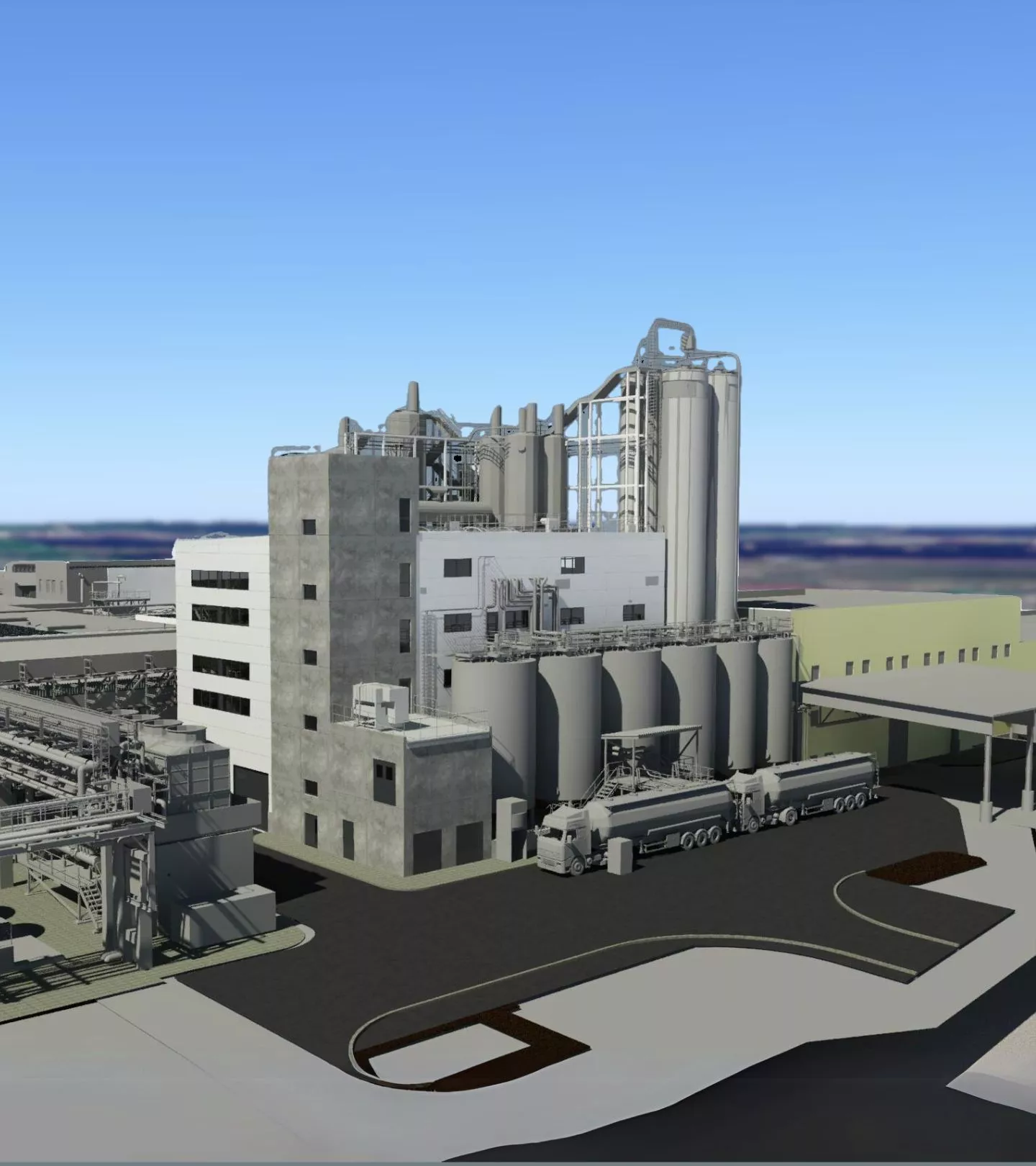 CBE JU-funded VIOBOND biorefinery 3D model