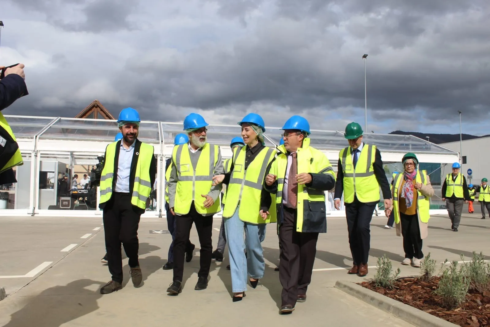 CBE JU-funded SUSTAINEXT project's groundbreaking event in Hervás, Spain.