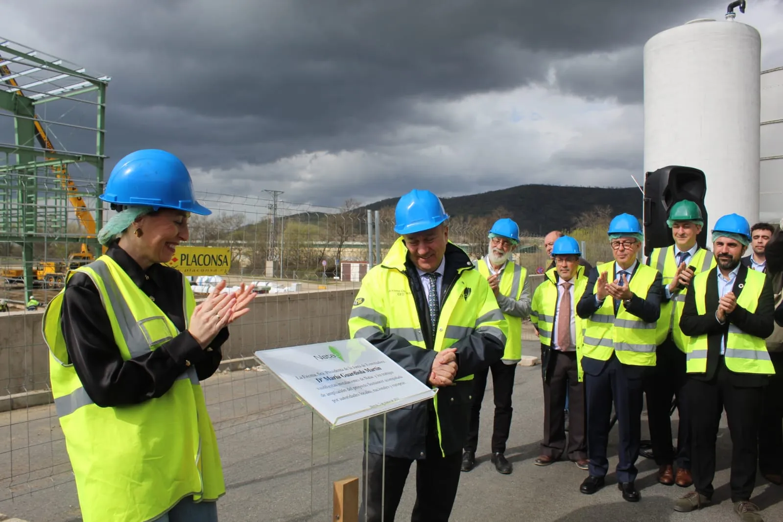 CBE JU-funded SUSTAINEXT project's groundbreaking event in Hervás, Spain.