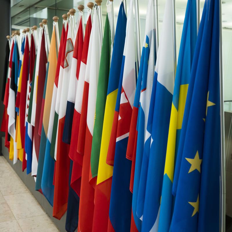 Council of the EU flags