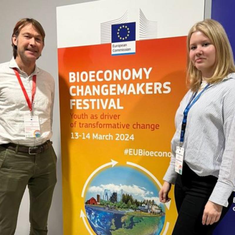 Rob Beekers and Elisa Bioeconomy festival.