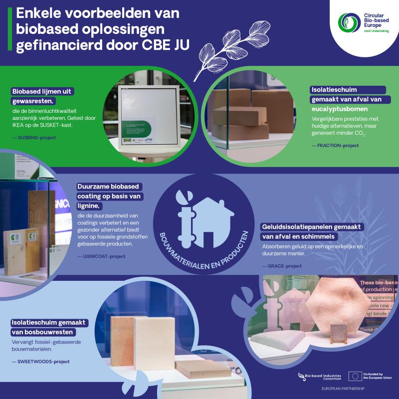 Enkele voorbeelden van biobased oplossingen gefinancierd door CBE JU? 1