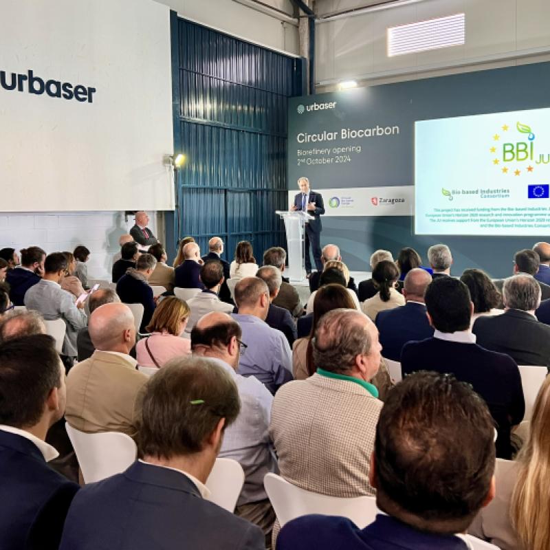 CBE JU-funded CIRCULAR BIOCARBON biorefinery inauguration