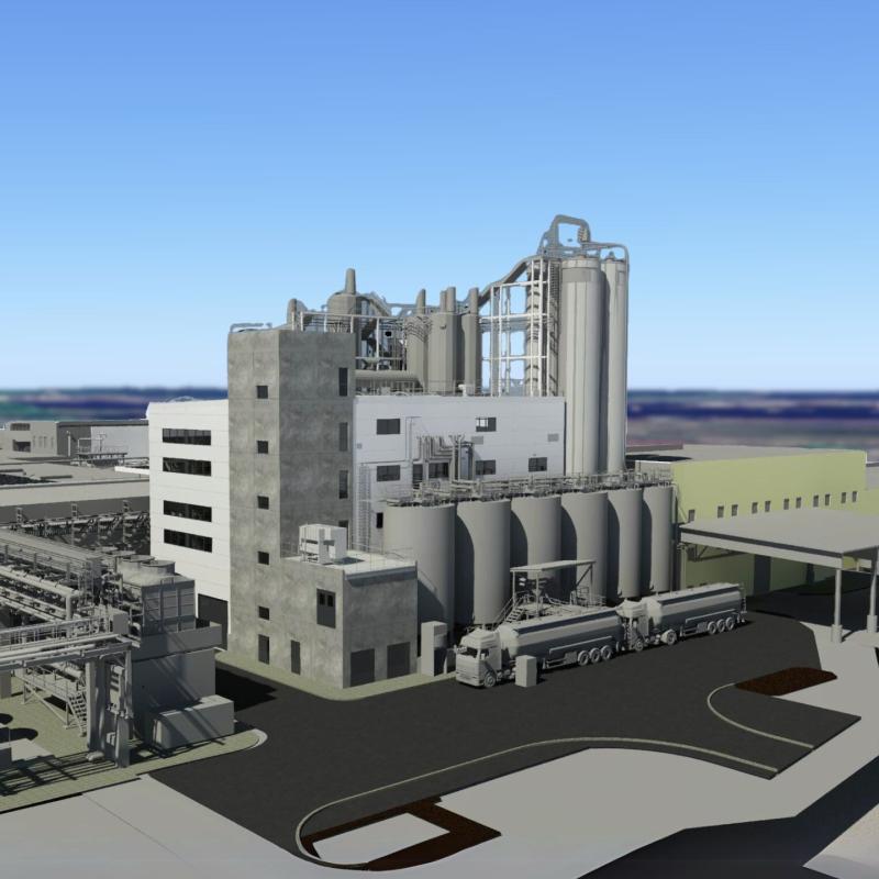 CBE JU-funded VIOBOND biorefinery 3D model