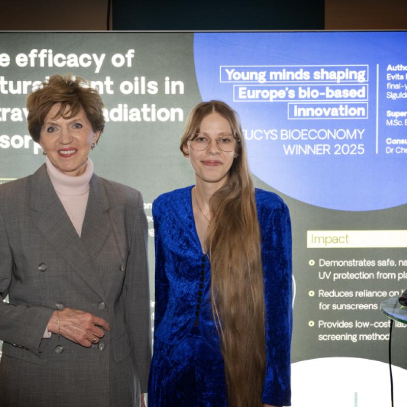 EUCYS 2025 winner - MEP Vaidere